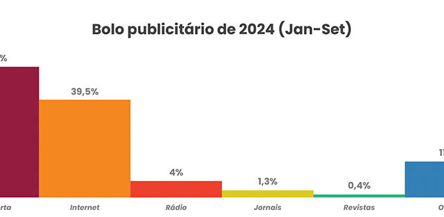 O bolo publicitário em 2024:  quem ficou com o quê?